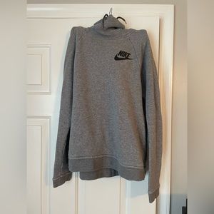 Nike grey cowl neck sweatshirt